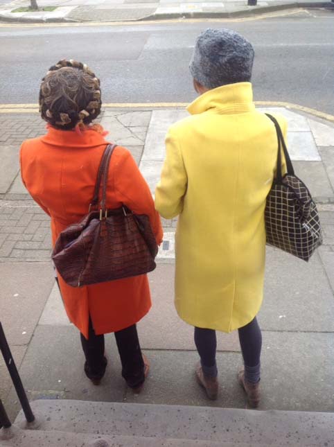 Back view of Alice & Co coats